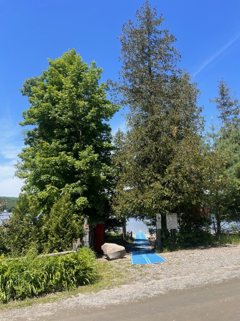 Wheelchair Access Installed at Shadow Lake Public Beach